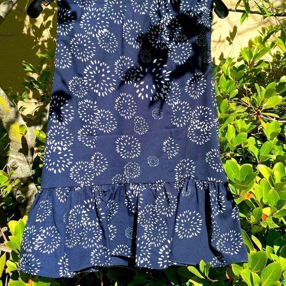 👚Cabi Dandelion Wish Top Sleeveless Blouse in Navy & White. Size S. EUC! - Picture 5 of 8